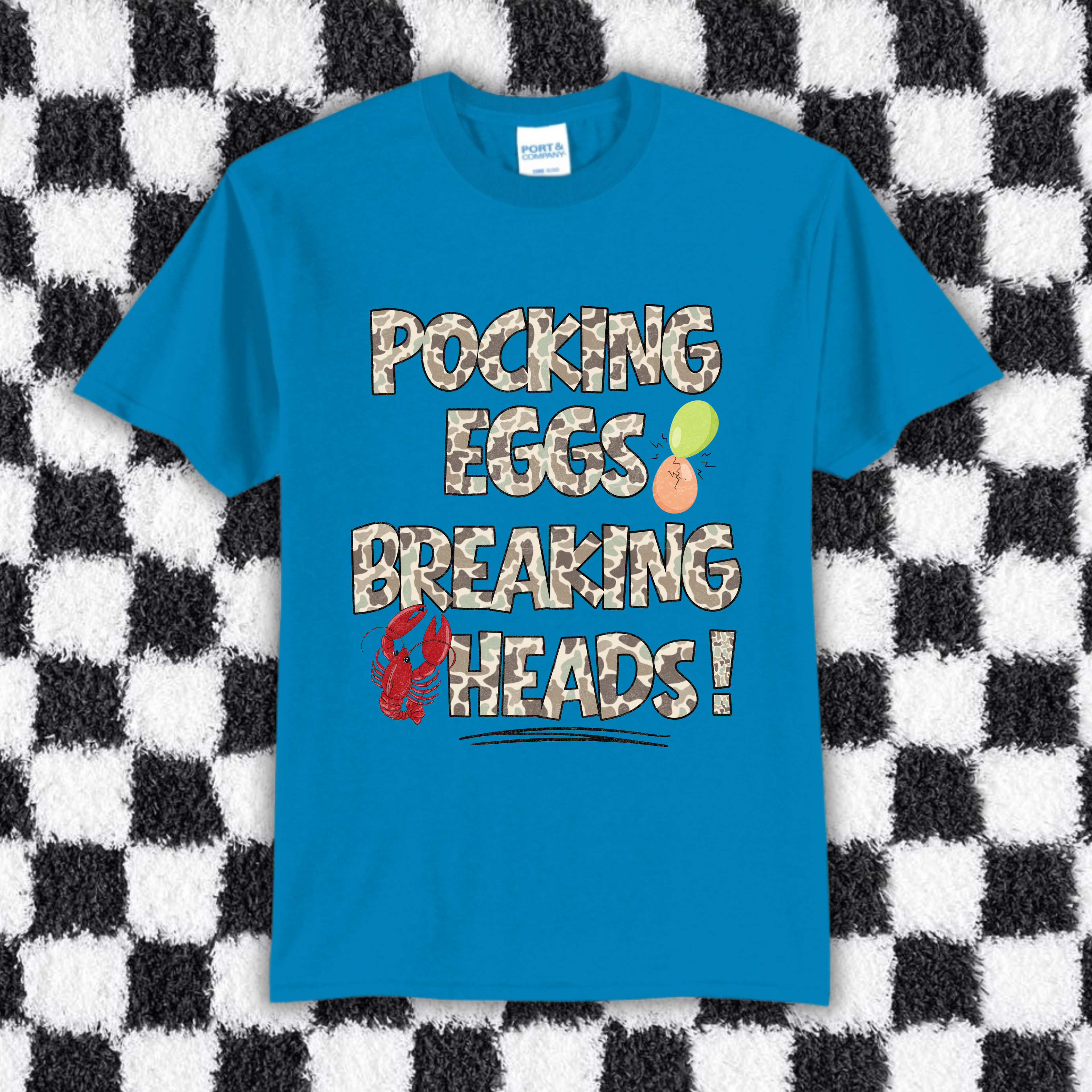 Pocking Eggs Breaking Heads • Tall Tee